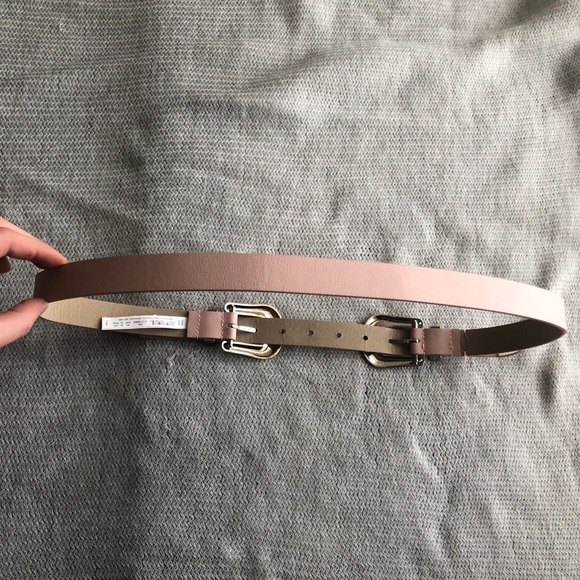 Pink Two Buckles Western Belt- Kendall Jenner Look - Picture 4 of 6